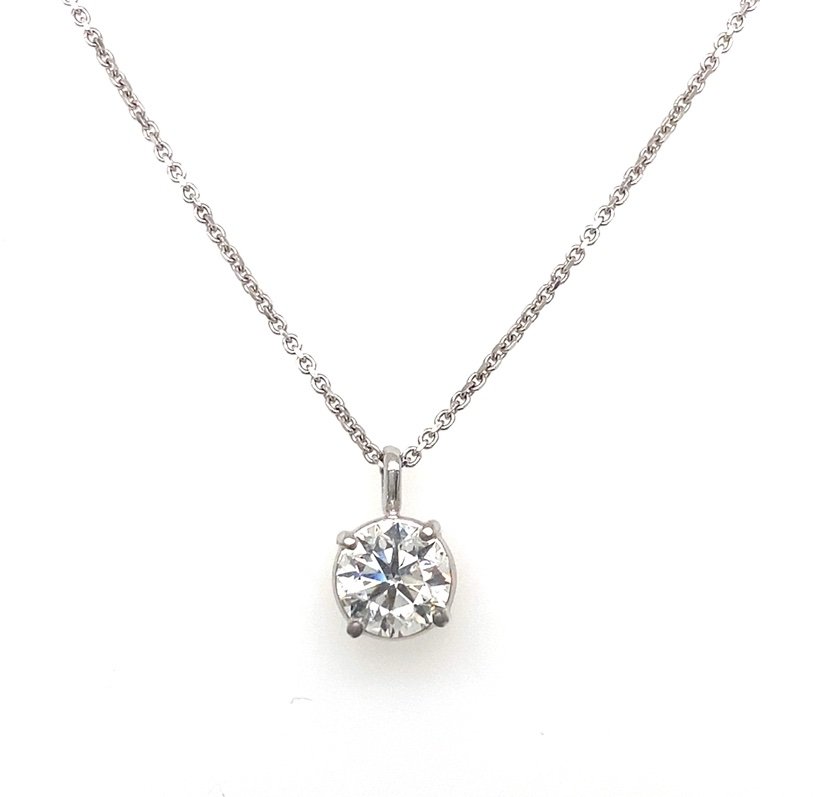 Girocollo punto luce 1.02 ct