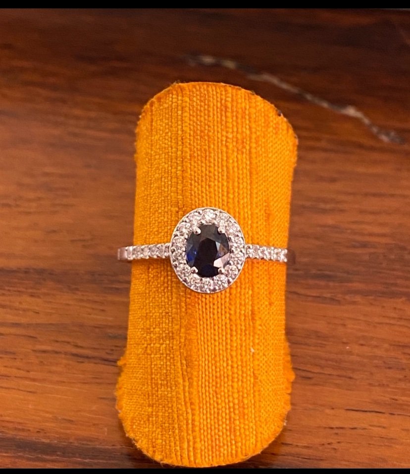 Anello kate con zaffiro