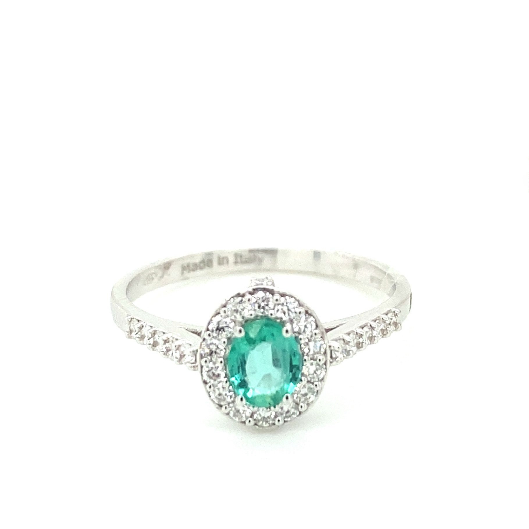Anello kate con smeraldo