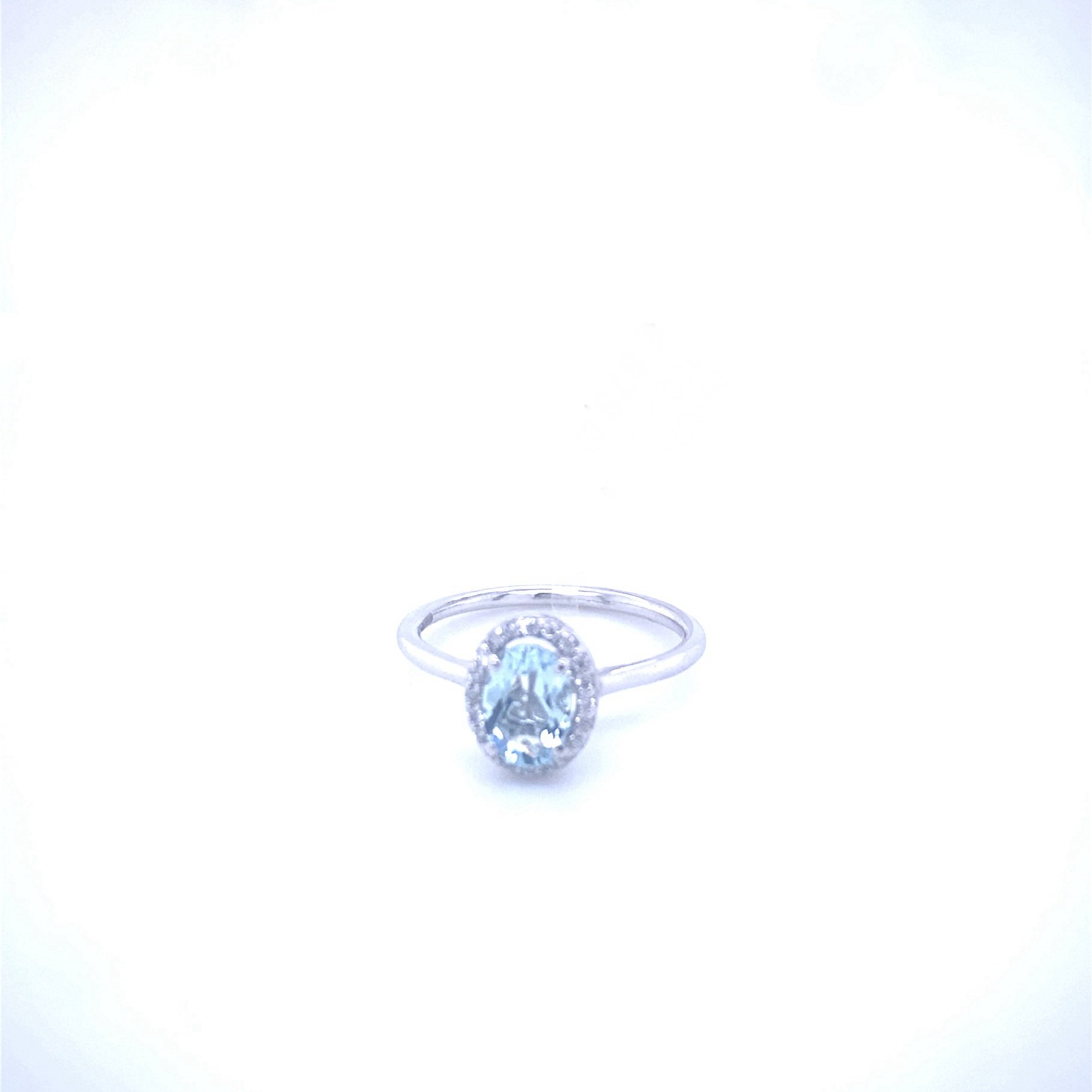 Anello acqua marina