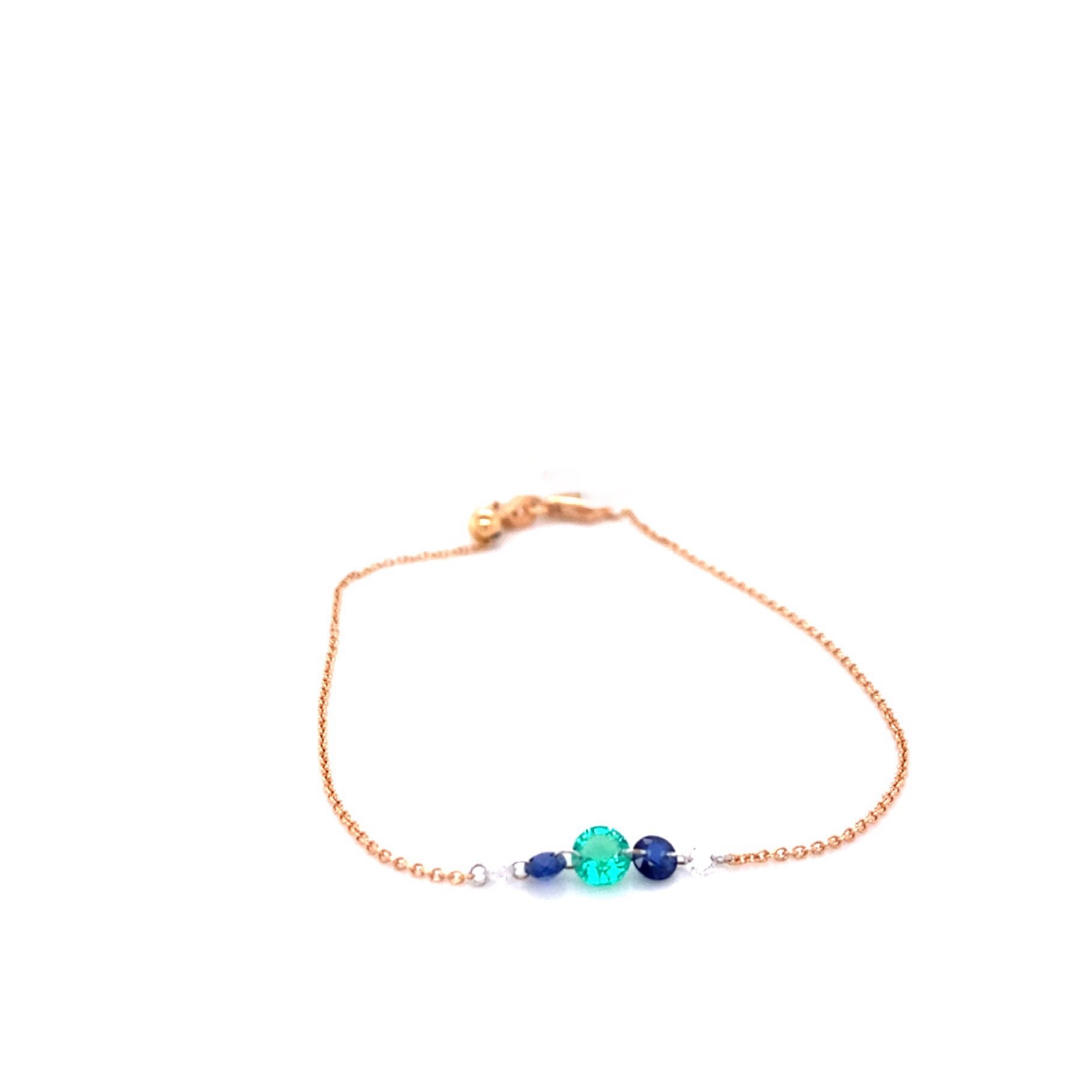 Bracciale con pietre colore